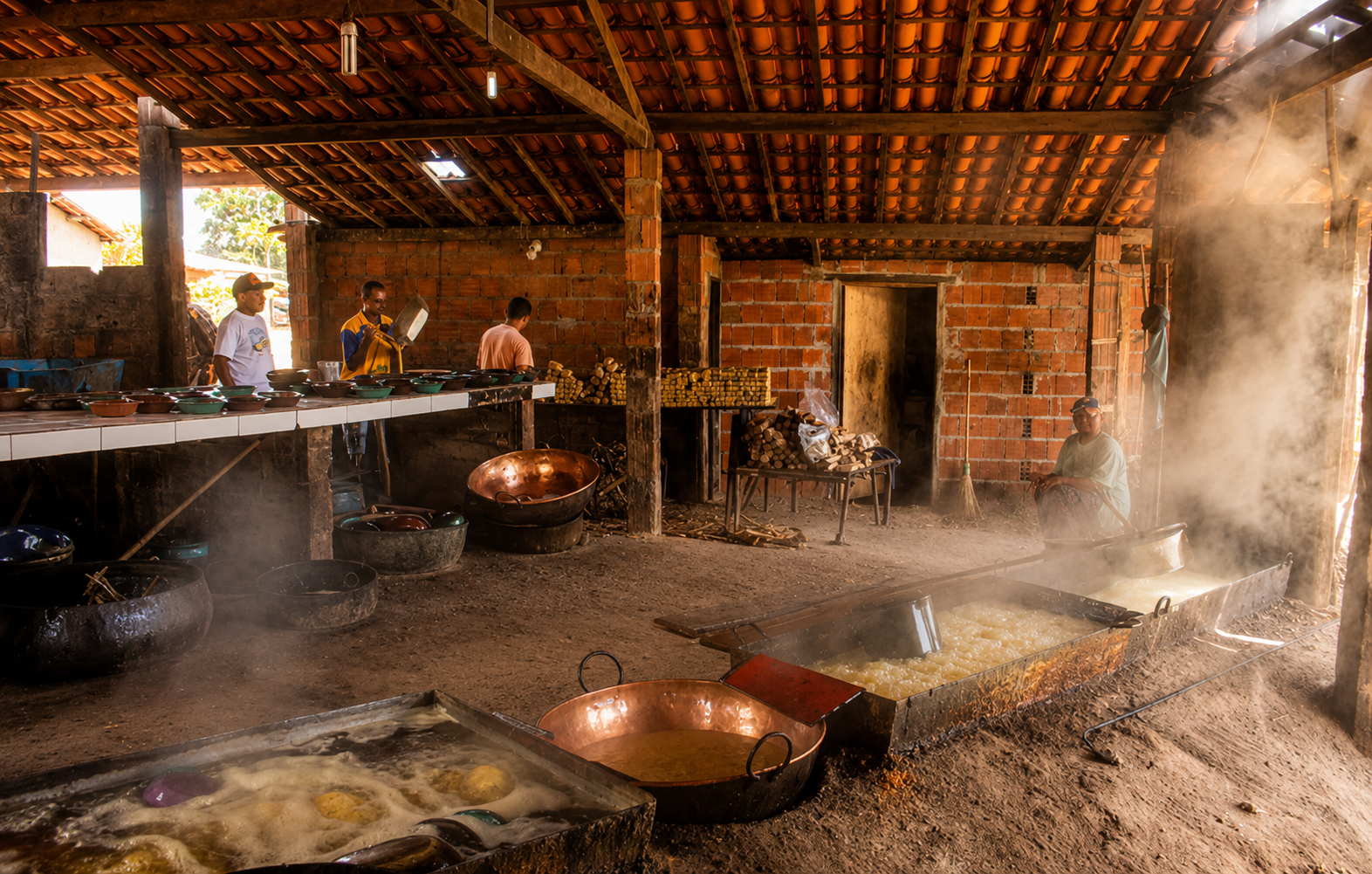 Engenho tradicional de rapadura